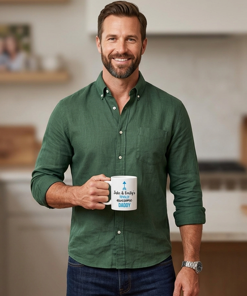 Mug papa totalement génial personnalisé