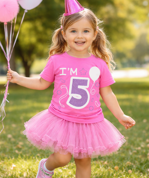 J'ai 5 ans T-shirt anniversaire enfant 