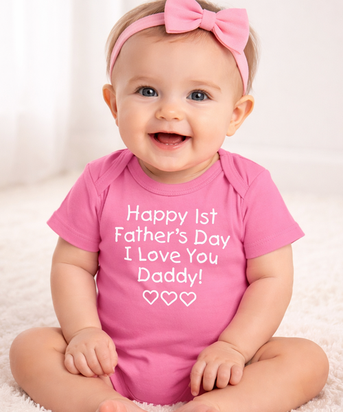 Bonne 1ère fête des pères Body bébé