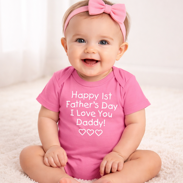 Bonne 1ère fête des pères Body bébé