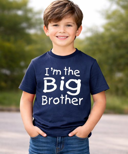 Je suis le T-shirt enfant Big Brother Navy 