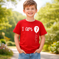 J'ai 7 ans T-shirt d'anniversaire pour enfants 