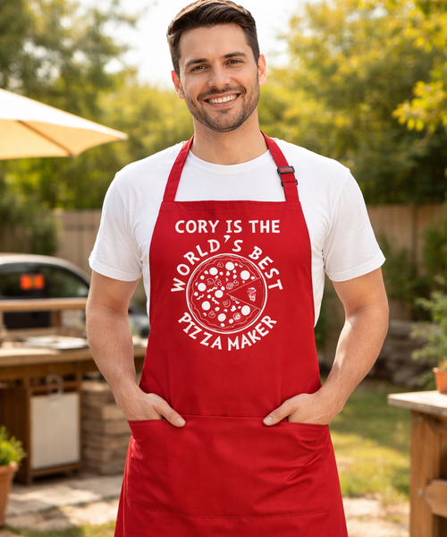 Personalised World's Best Pizza Maker Apron
