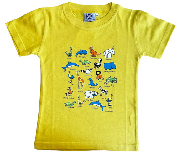 Alphabet ABC Animal T-shirt enfant