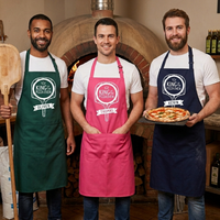 Roi du four à pizza (personnalisé) - Tablier de cuisine, tablier de barbecue, tablier de pizza, cadeau d'anniversaire ! 