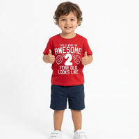This is what an awesome 2 year old looks like Birthday T-shirt