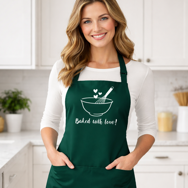 Baked with Love Apron
