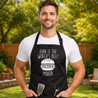 Personalised World's Best Burger Maker Apron