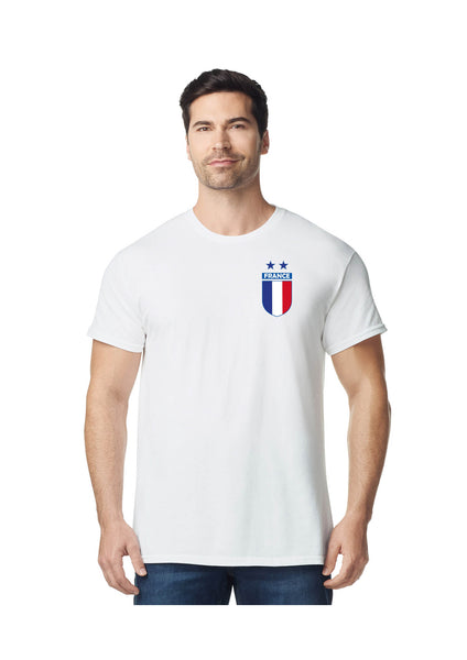 Trois Lions Angleterre T-shirt unisexe 