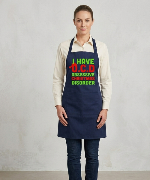 J'ai un trouble obsessionnel de Noël TOC Tablier