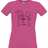 valentine's day Unisex Fitted T Shirt