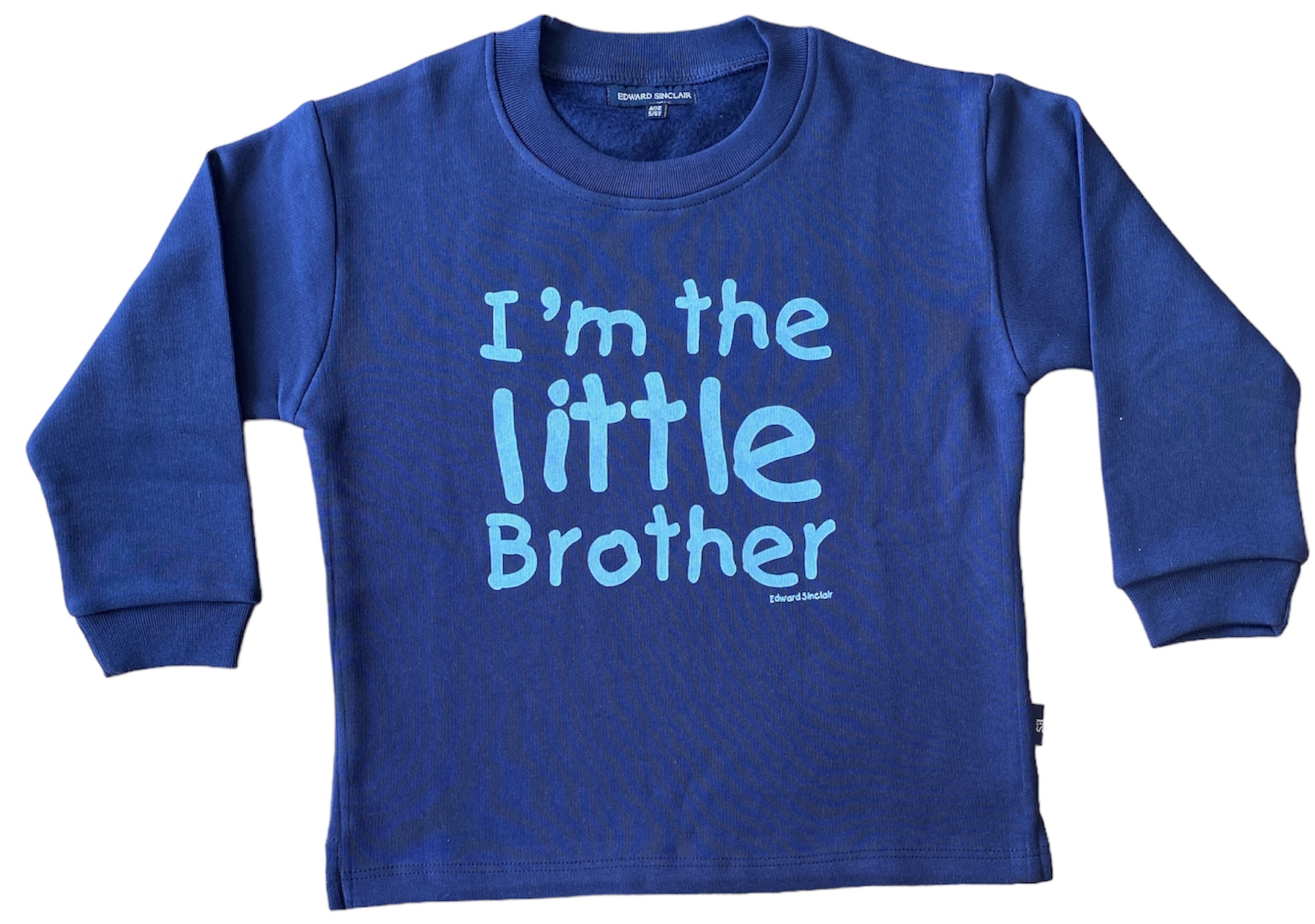 I'm the little brother Navy Sweatshirt
