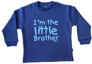I'm the little brother Navy Sweatshirt