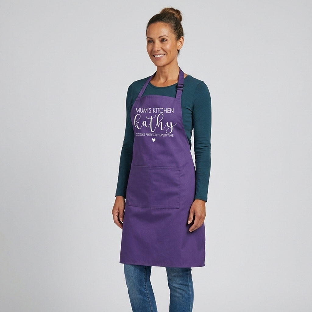 Personalised Mum's Kitchen Apron with Name