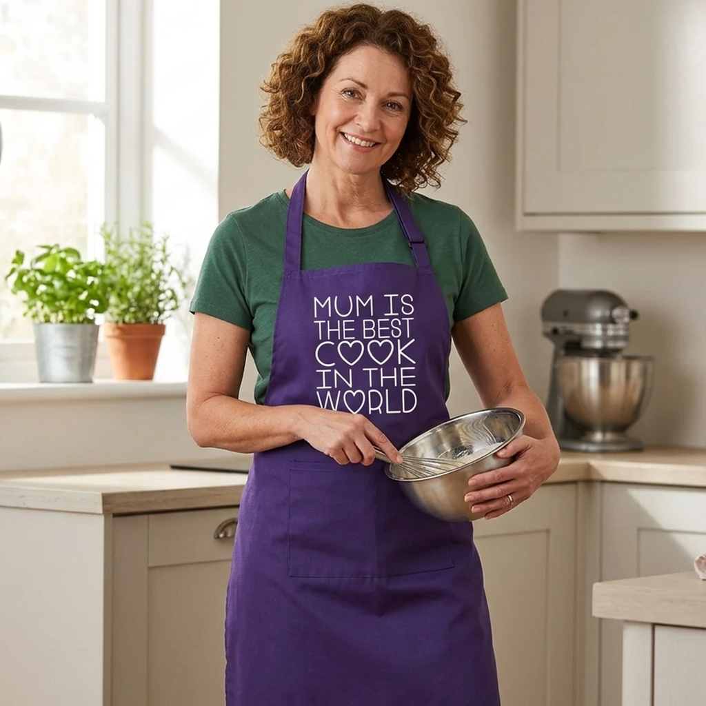 Mum is the best cook in the world Apron