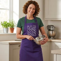 Mum is the best cook in the world Apron