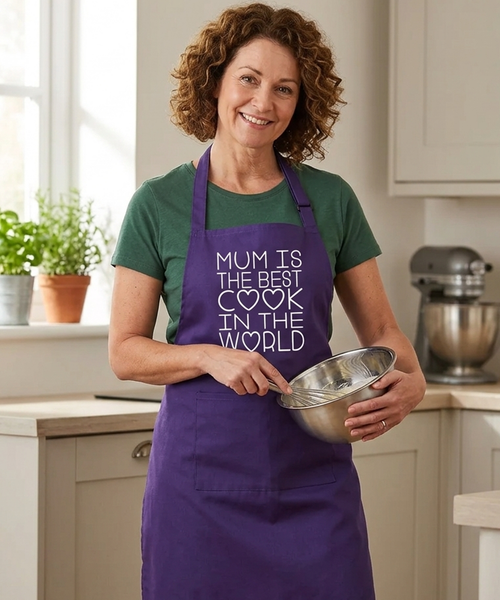 Mum is the best cook in the world Apron