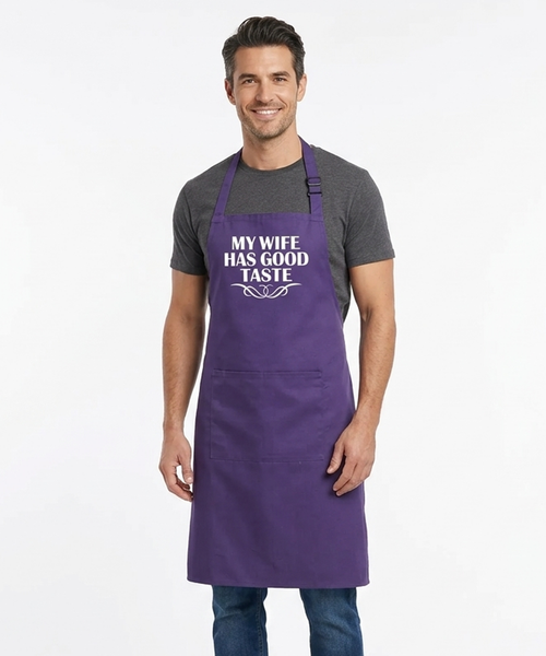 My wife has good taste. Apron