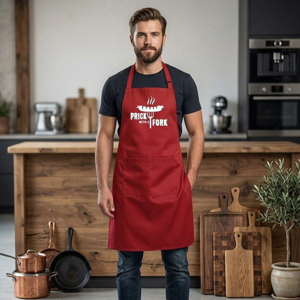 Prick with A Fork Apron