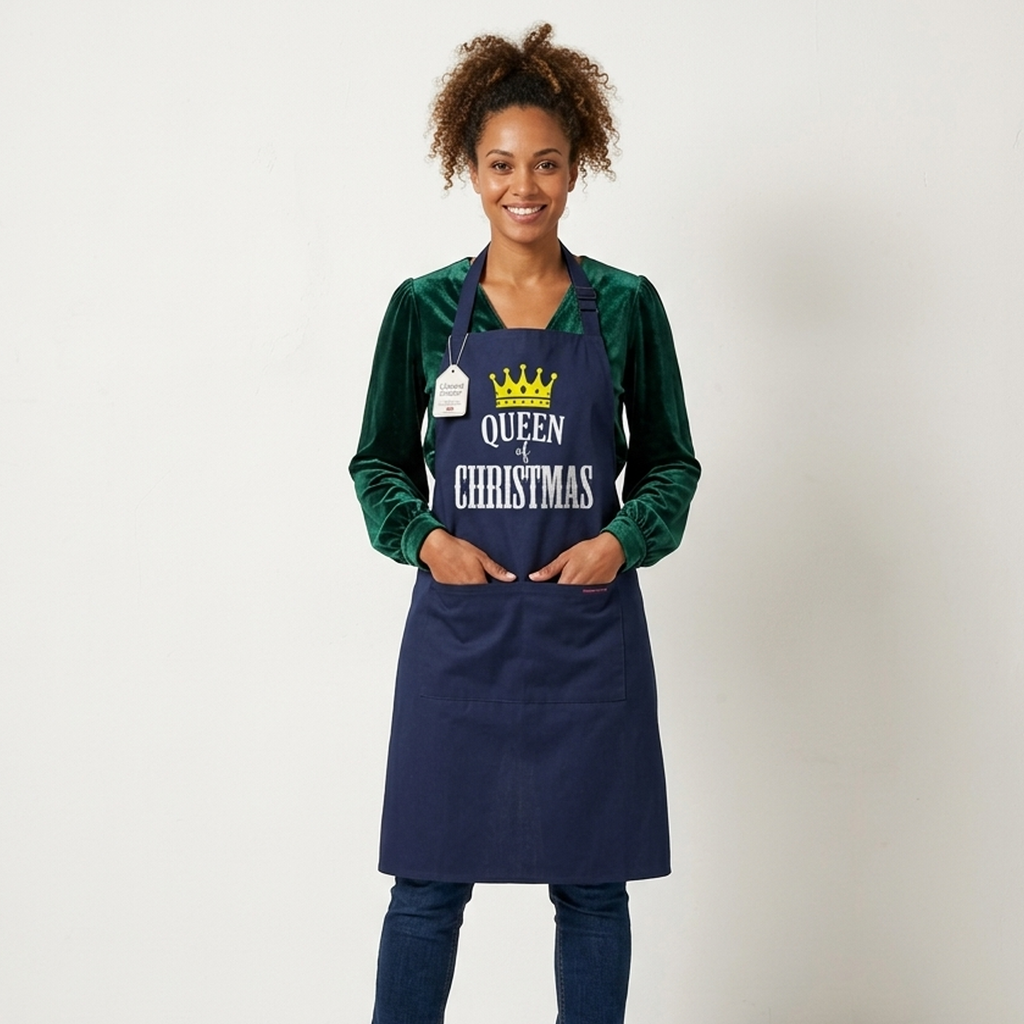 Queen Of Christmas Apron