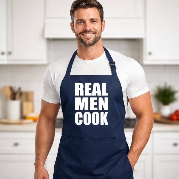 Tablier de cuisine de vrais hommes 