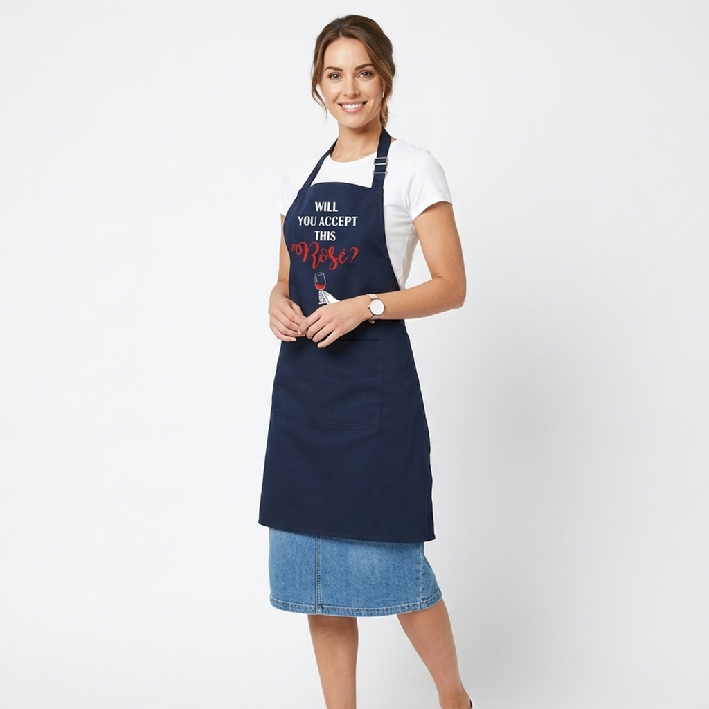 Will You Accept this Rosé Apron
