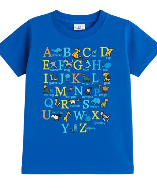 Alphabet ABC Animal T-shirt enfant