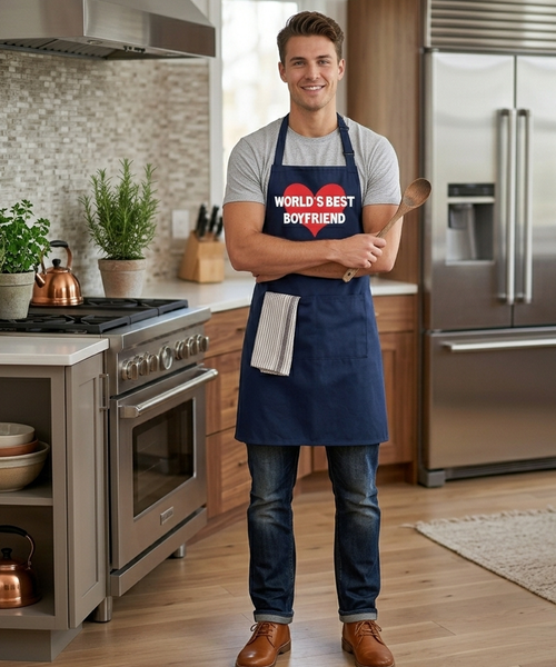 World's best boyfriend Apron