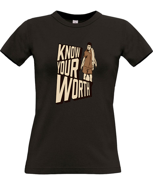 Know Your Worth – Unisex Motivational T-Shirt | Designed & Printed in the UK
