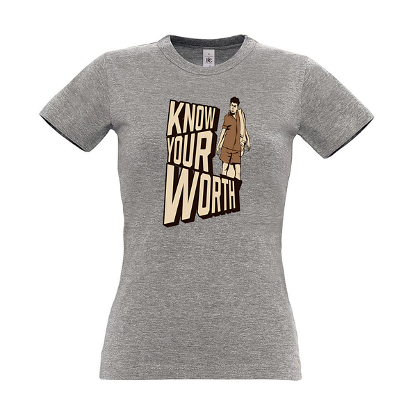 Know Your Worth – Unisex Motivational T-Shirt | Designed & Printed in the UK