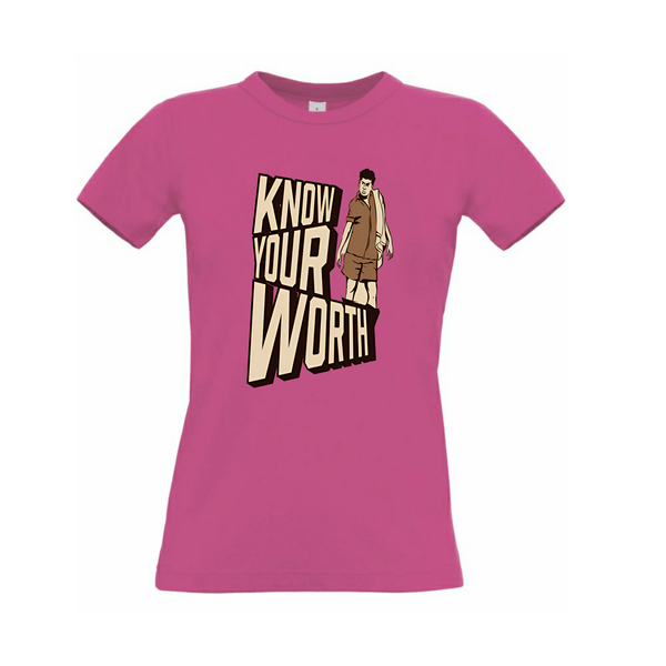 Know Your Worth – Unisex Motivational T-Shirt | Designed & Printed in the UK
