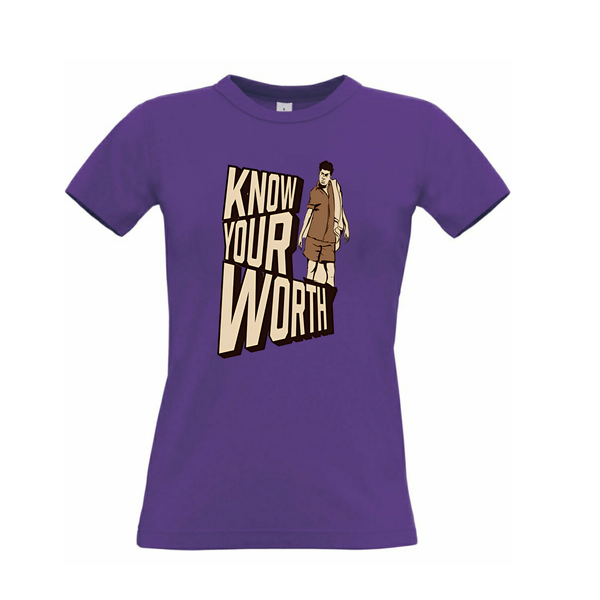 Know Your Worth – Unisex Motivational T-Shirt | Designed & Printed in the UK
