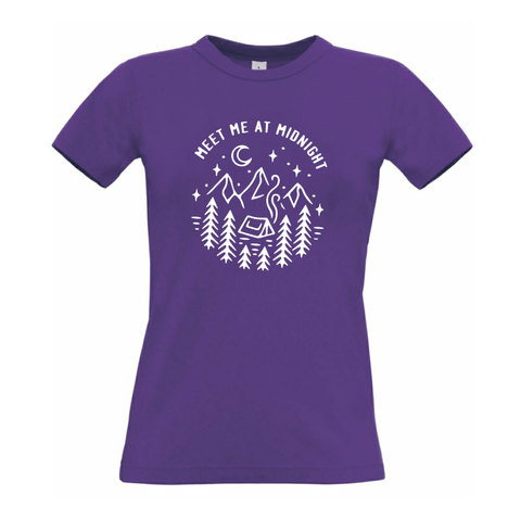 Meet Me at Midnight Unisex T-Shirt | Customisable Cotton Graphic Tee | Casual Wear