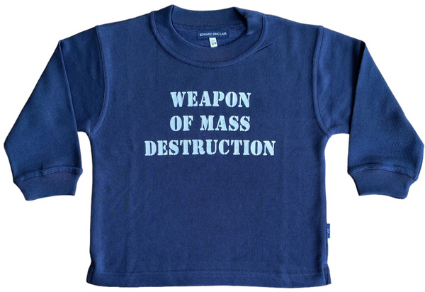 Weapons of Mass Destruction – Red Striped Kids T‑Shirt | Clearance £8.99