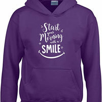 Start your morning with a smile Children and Unisex Hoodie