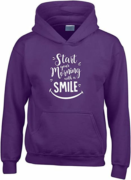 Start your morning with a smile Children and Unisex Hoodie