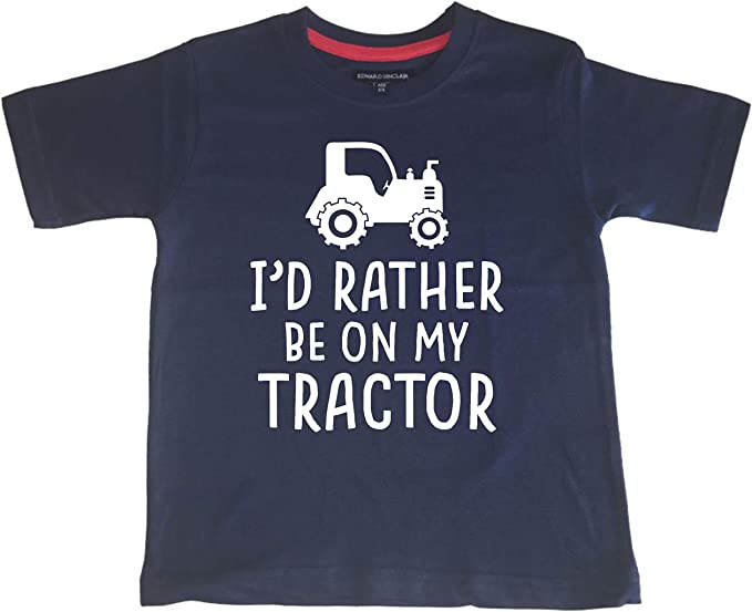 I'd Rather Be On My Tractor Children's T-Shirt