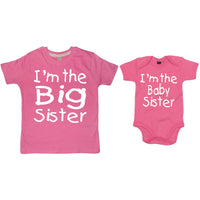 I'm the Big Sister T-shirt and I'm the Baby Sister Bodysuit Set