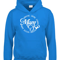 Amazing Loving Strong Happy Selfless Graceful Mum Unisex Hoodie