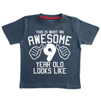 T-shirt pour enfant This What an Awesome 9 Year Old Looks Like 