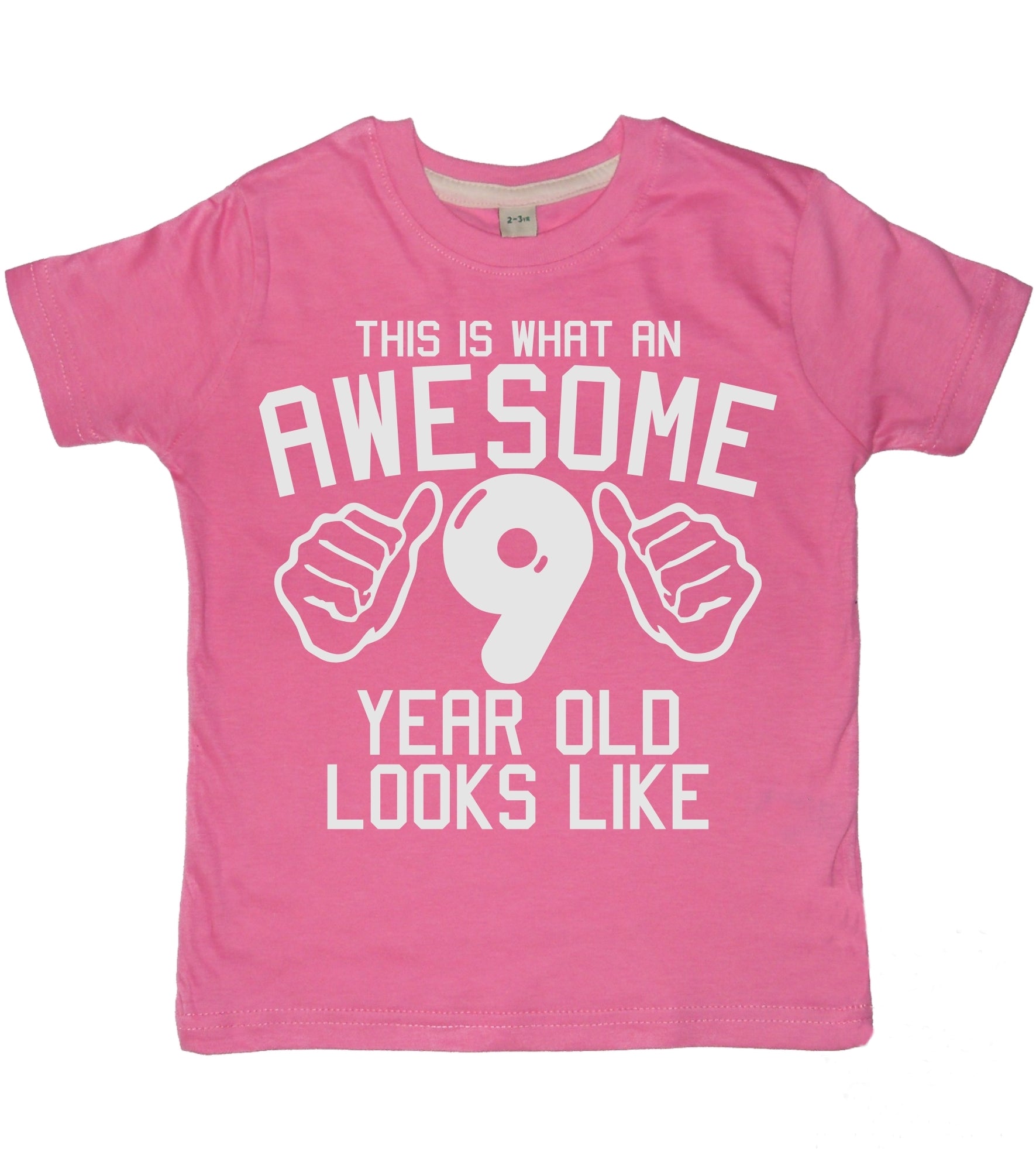 T-shirt pour enfant This What an Awesome 9 Year Old Looks Like 