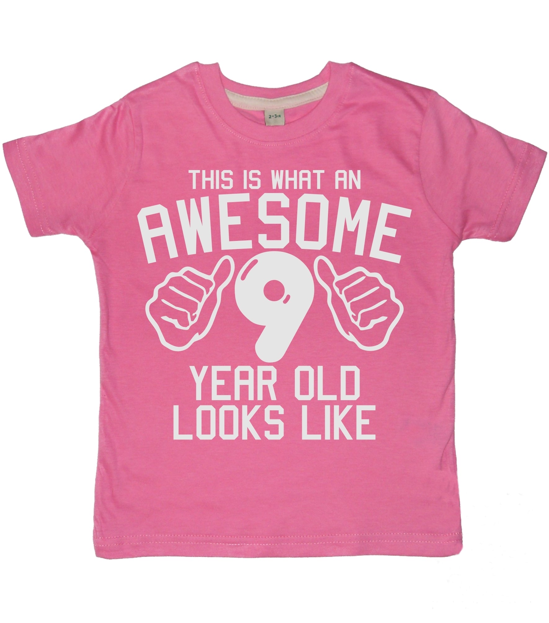 This What an Awesome 9 Year Old Looks Like Children's T Shirt