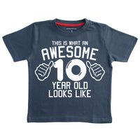 C'est à quoi ressemble un génial 10 ans T-shirt pour enfants 