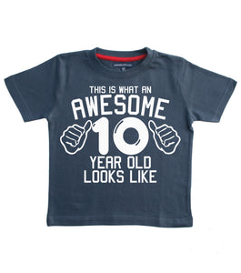This is What An Awesome 10 Year Old Looks Like Children's T-Shirt
