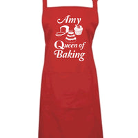 Tablier personnalisé Queen of Baking 
