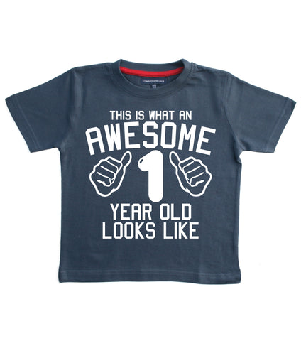 Voici à quoi ressemble un enfant de 1 an T-shirt enfant 