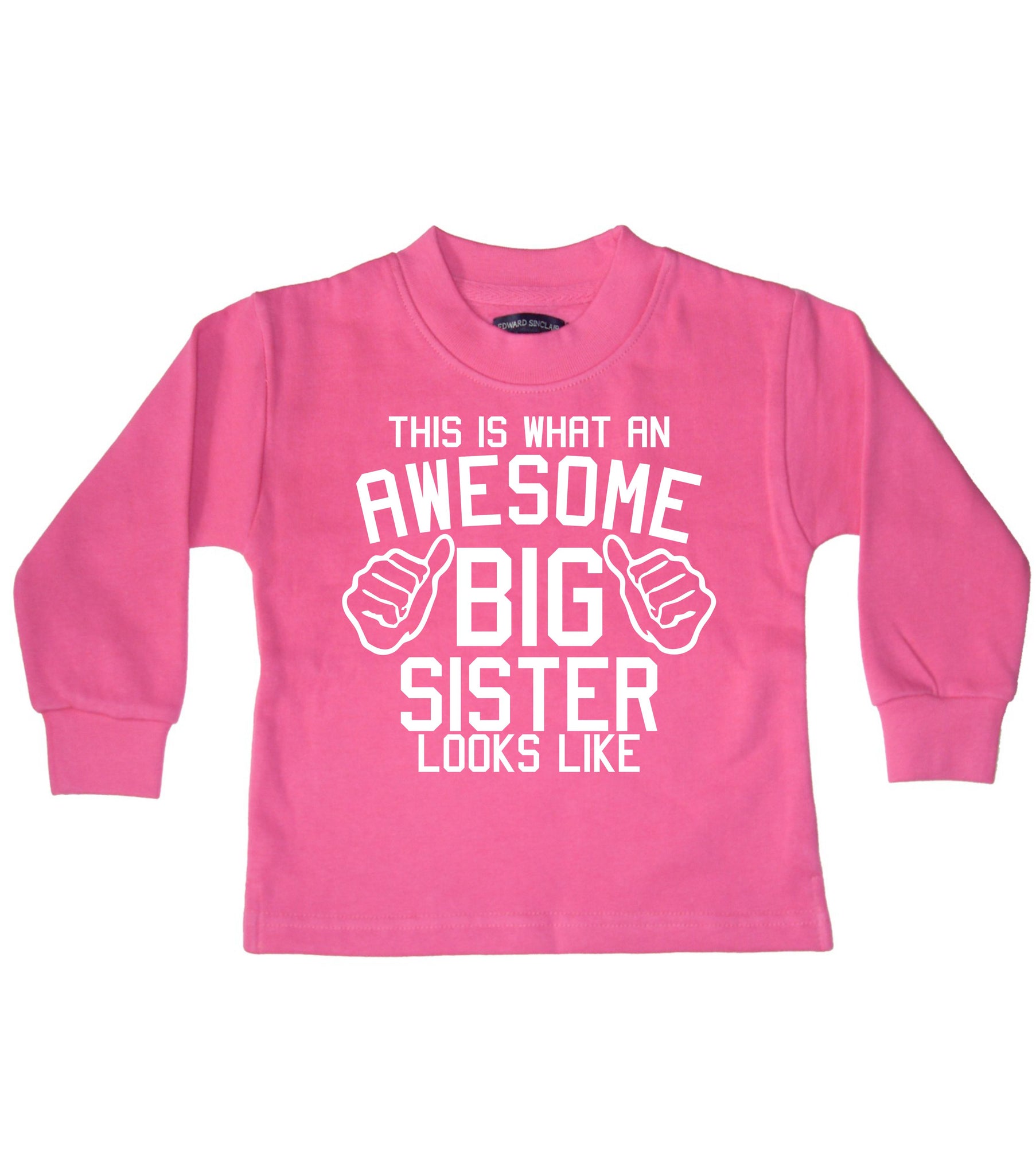 Voici à quoi ressemble une grande sœur géniale Sweat-shirt rose bubblegum 