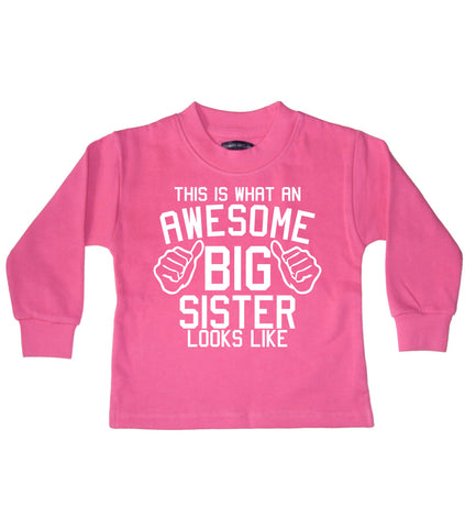 Voici à quoi ressemble une grande sœur géniale Sweat-shirt rose bubblegum 