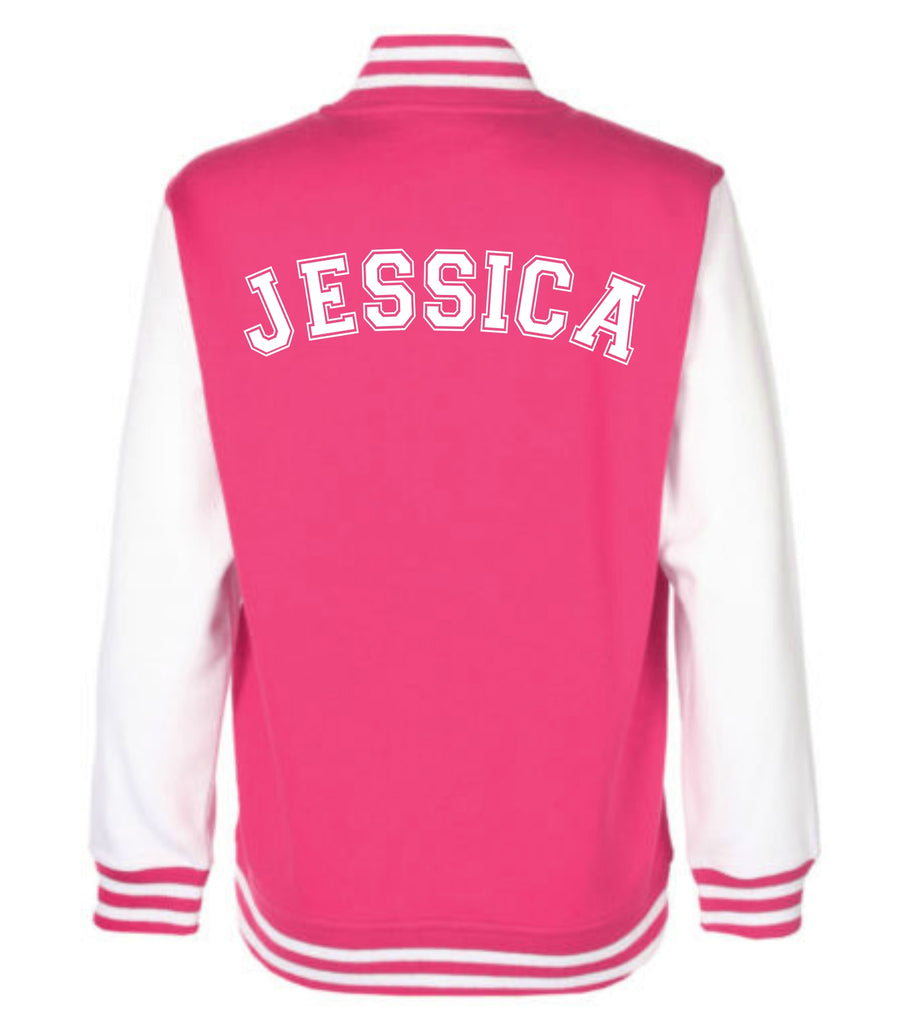 Personalised Children's Varsity Jacket With Initial and Name