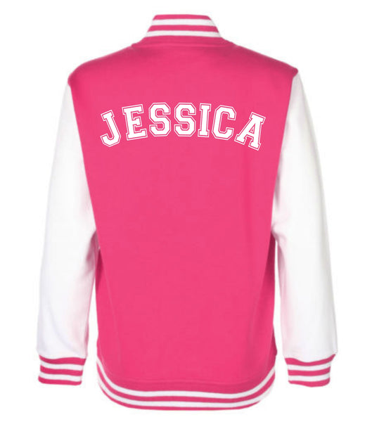 Personalised Adult Varsity Jacket With Initial and Name